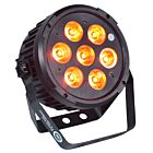 LIGHT4ME BLACK PAR 7x10W RGBWA LED powerful spotlight