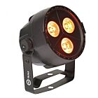 LIGHT4ME TRI PAR 3x4W LED RGBW powerful mobile BLACK spotlight