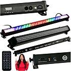 LIGHT4ME BASIC LIGHT BAR LED 8 RGB MKII listwa belka czarna BK + pilot IR