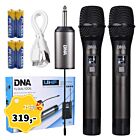 DNA FU DUAL VOCAL vocal wireless microphone set 2x handheld transmitter