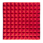 DNA AM2 RD acoustic panel set of 10 pcs red self-adhesive foam soundproofing mat reverberation echo reduction