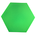 DNA AM3 GN acoustic panel set of 10 pcs green hexagonal soundproofing foam mat reverberation echo reduction