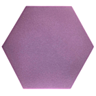 DNA AM3 PR acoustic panel set of 10 pcs purple hexagonal soundproofing foam mat reverberation echo reduction