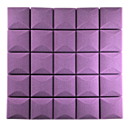 DNA AM5 PR acoustic panel set of 6 pcs purple self-adhesive foam soundproofing mat reverberation echo reduction