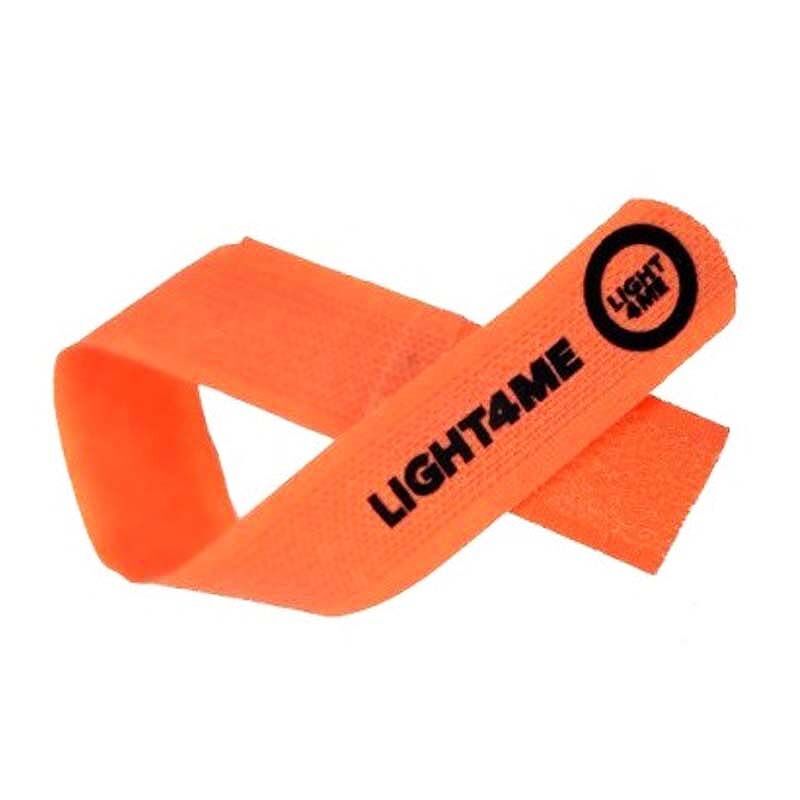 LIGHT4ME HOOK-AND-LOOP FASTENER 20x400 mm orange