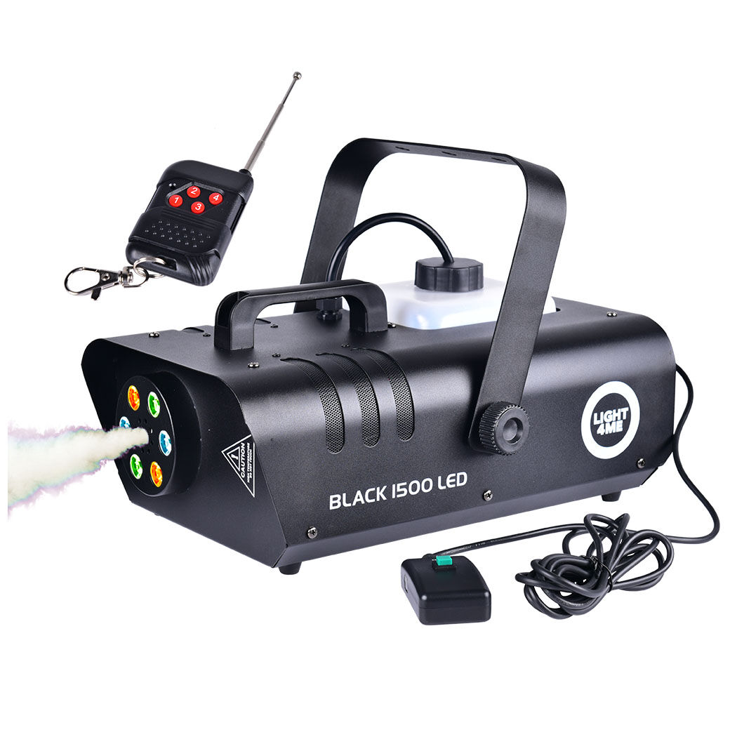 LIGHT4ME BLACK 1500 LED fog smoke machine