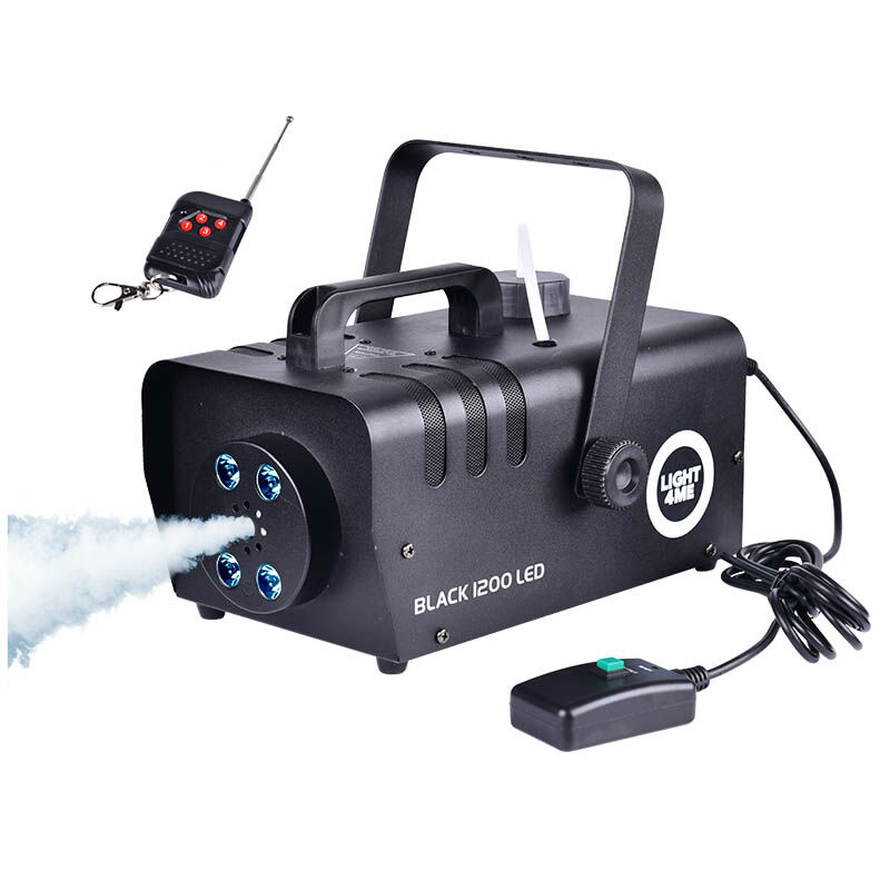 LIGHT4ME BLACK 1200 LED fog smoke machine