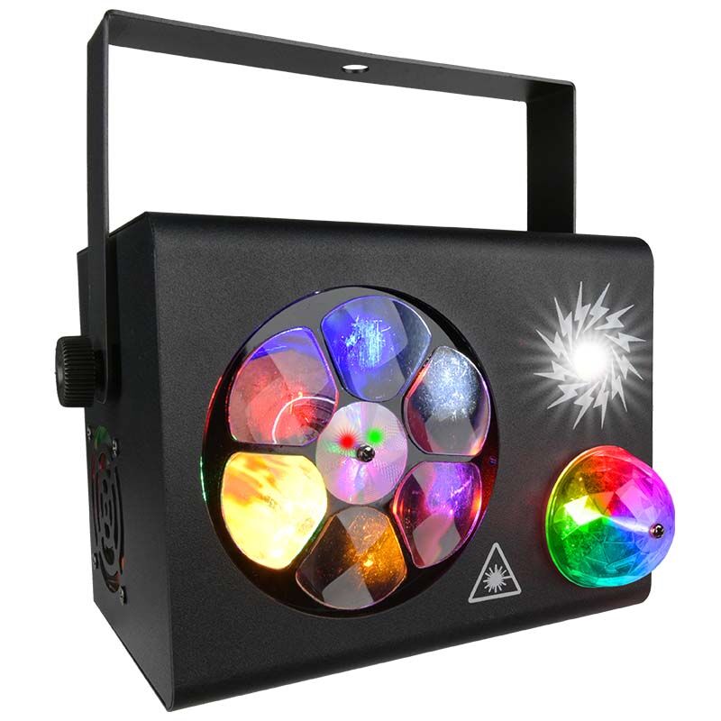 LIGHT4ME PARTY BOX disco effect LED ball laser strobe gobo