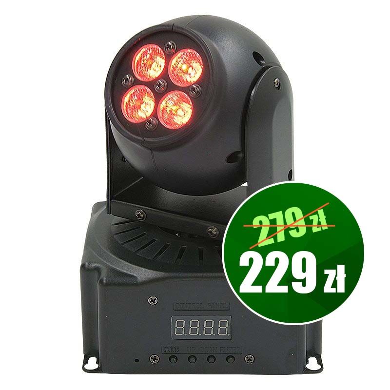 NN 408 MINI WASH głowica ruchoma LED