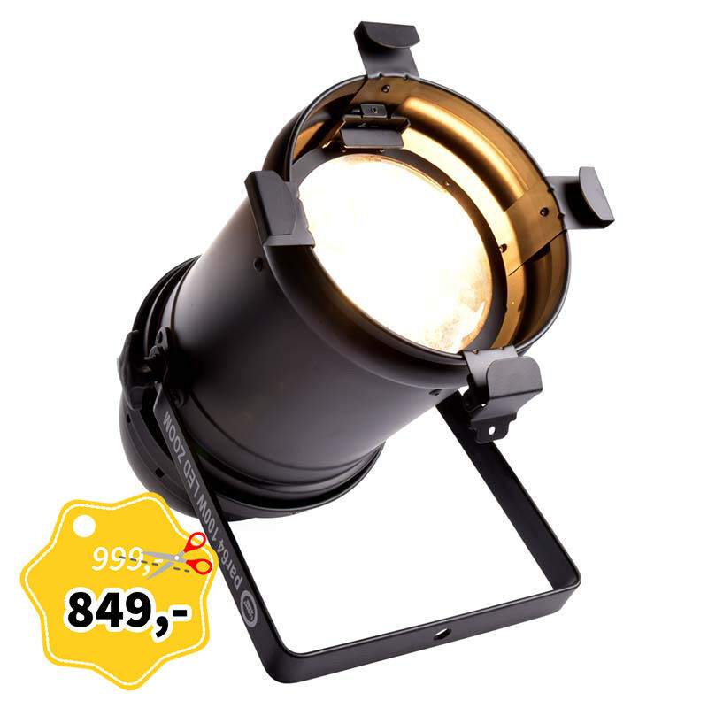 LIGHT4ME PAR 64 100W LED ZOOM reflektor sceniczny teatralny