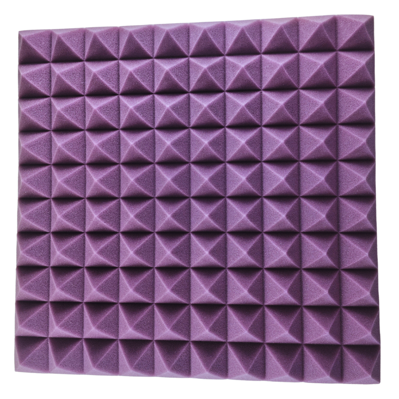 DNA AM2 PR acoustic panel set of 10 pcs purple self-adhesive foam soundproofing mat reverberation echo reduction