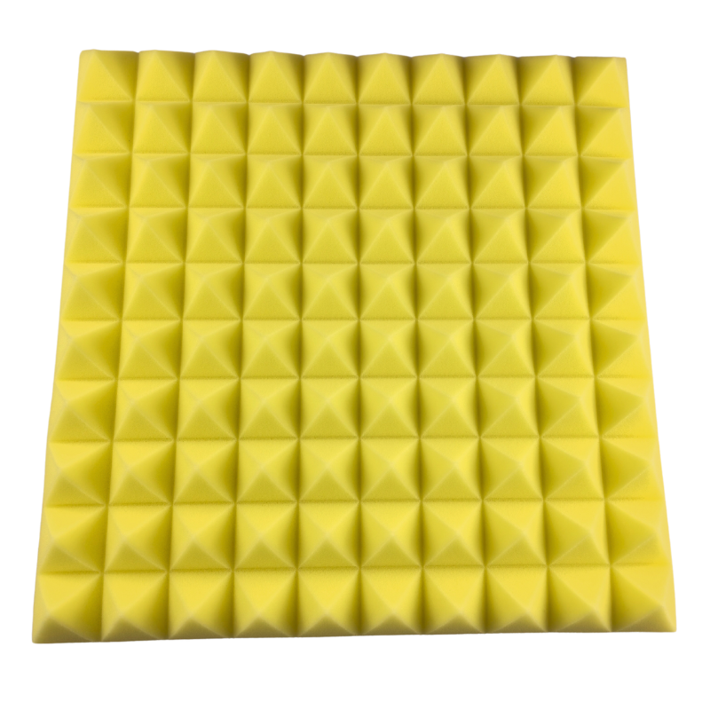 DNA AM2 YL acoustic panel set of 10 pcs yellow self-adhesive foam soundproofing mat reverberation echo reduction