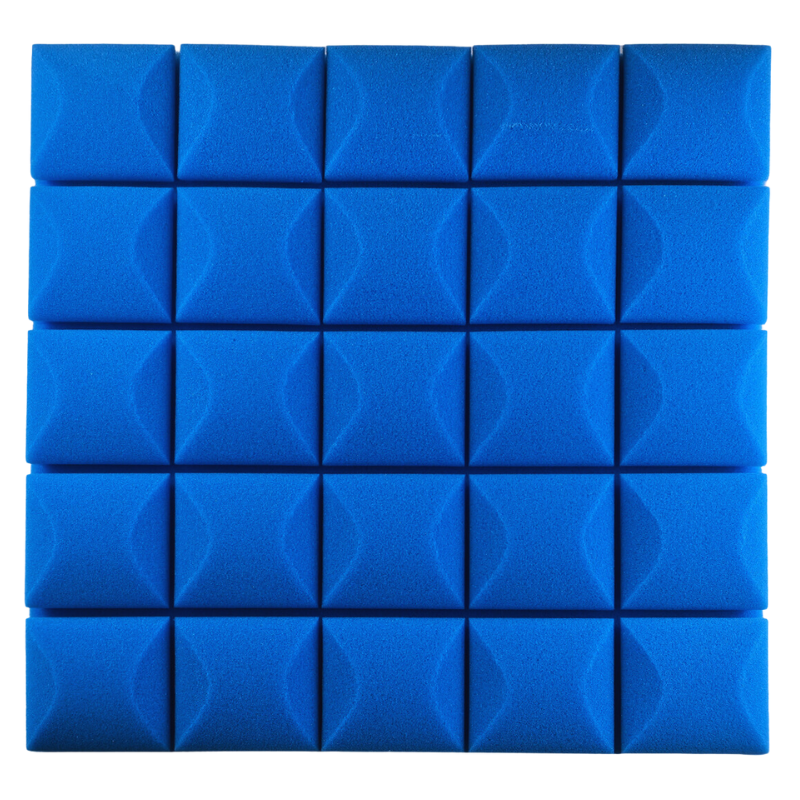 DNA AM5 BL acoustic panel set of 6 pcs blue self-adhesive foam soundproofing mat reverberation echo reduction