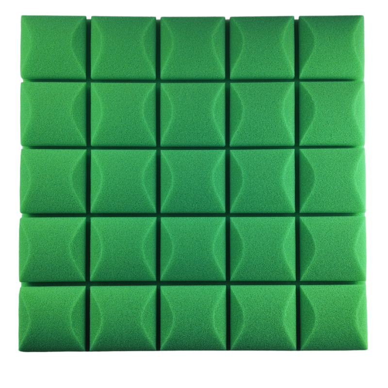 DNA AM5 GN acoustic panel set of 6 pcs green self-adhesive foam soundproofing mat reverberation echo reduction