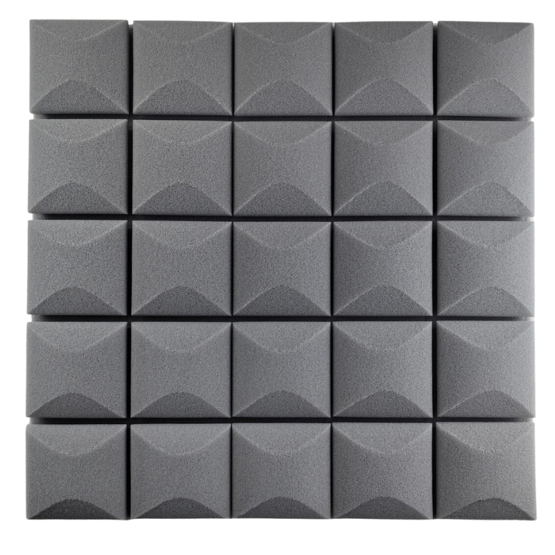 DNA AM5 GY acoustic panel set of 6 pcs gray self-adhesive foam soundproofing mat reverberation echo reduction