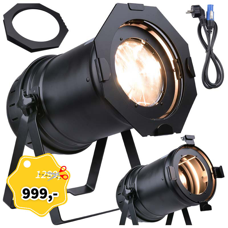 EVOLIGHTS PAR 64 200W LED ZOOM AUTO reflektor teatralny estradowy sceniczny