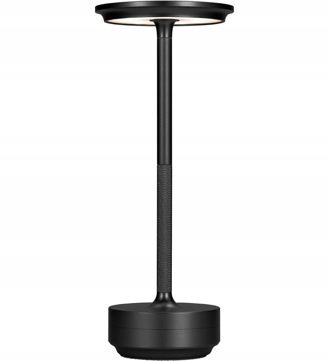 DH Light Lampka Stołowa Steel Black lampa biurkowa LED bezprzewodowa ściemniana stalowa czarna