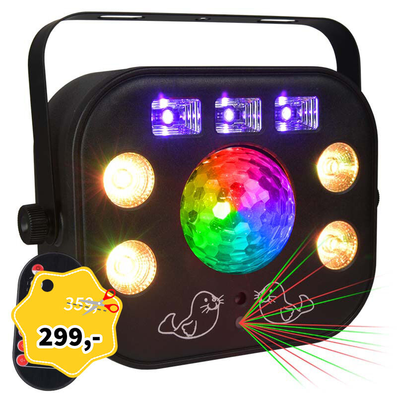 LIGHT4ME MULTIPHASE multieffect LED UV wash strobe