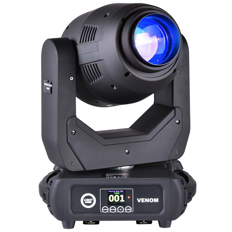 LIGHT4ME VENOM ZOOM 250W V2 moving head LED beam spot wash