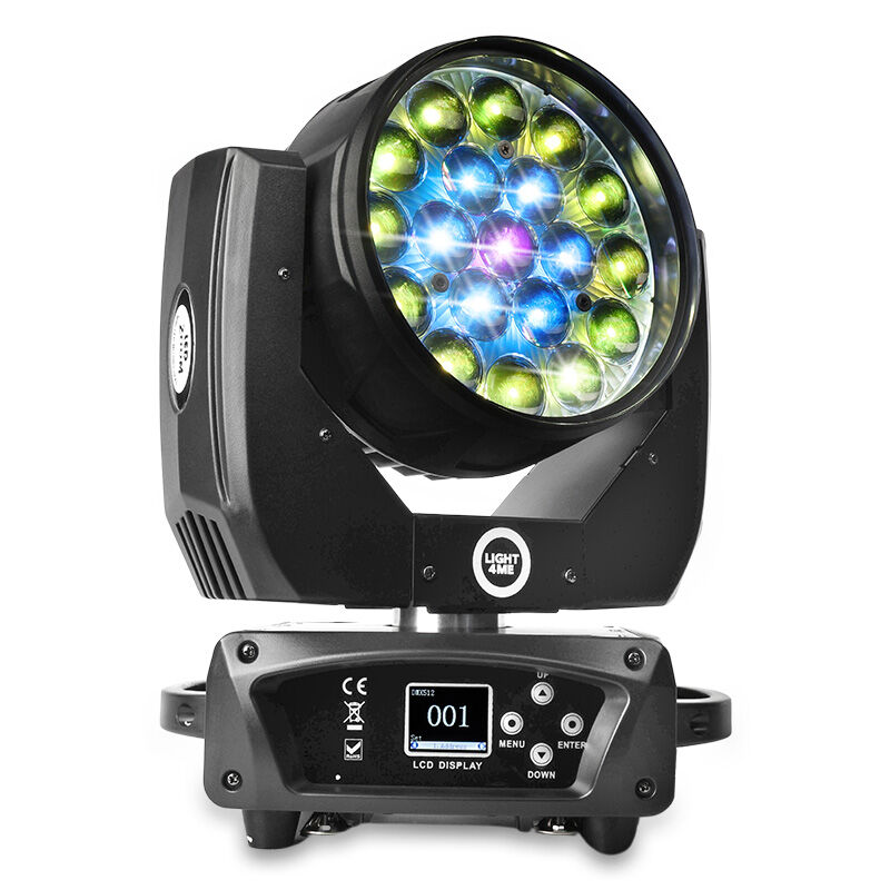 LIGHT4ME ZOOM WASH 19x15W głowica ruchoma LED RGBW