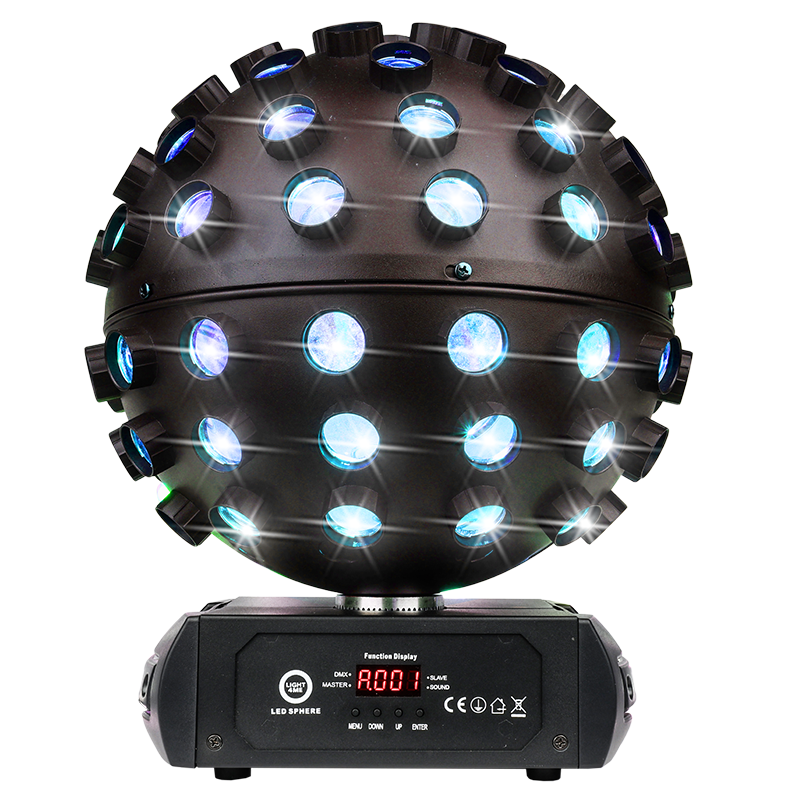 LIGHT4ME LED SPHERE 5x18W RGBWA-UV light effect LED dynamic lighting for event