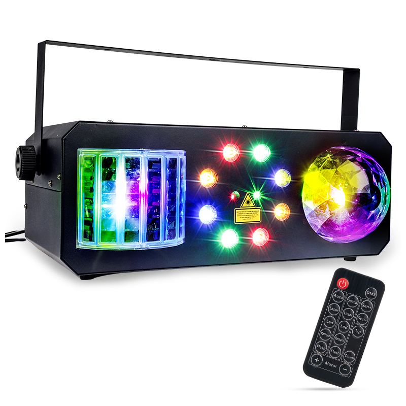 LIGHT4ME PARTY IV V2 multieffect LED derby disco ball wash laser party lighting light effect