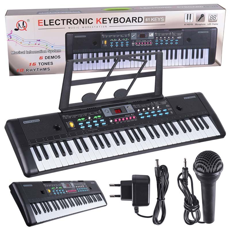 MQ 605 UFB KEYBOARD organ with microphone for children