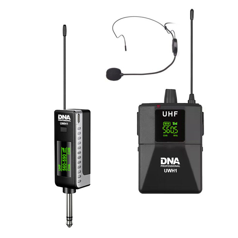 DNA UWH 1 headset microphone wireless sound system bodypack 560-590 MHz UHF