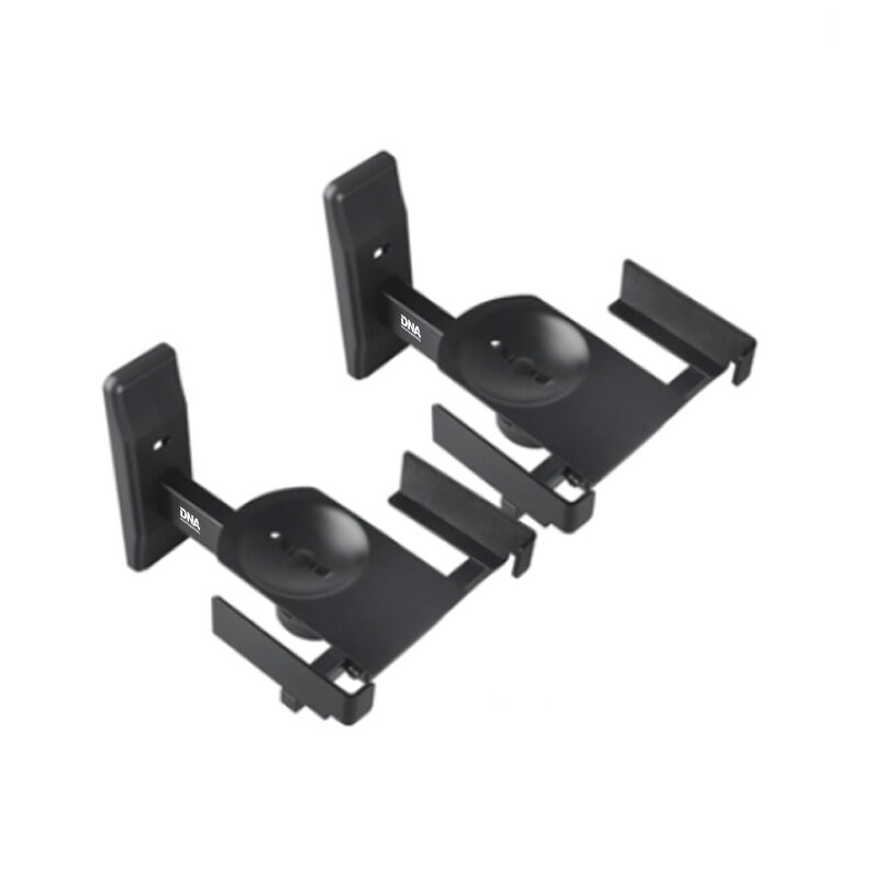 DNA WS1 black speaker wall mounts stable solid up to 20 kg set of 2 pcs