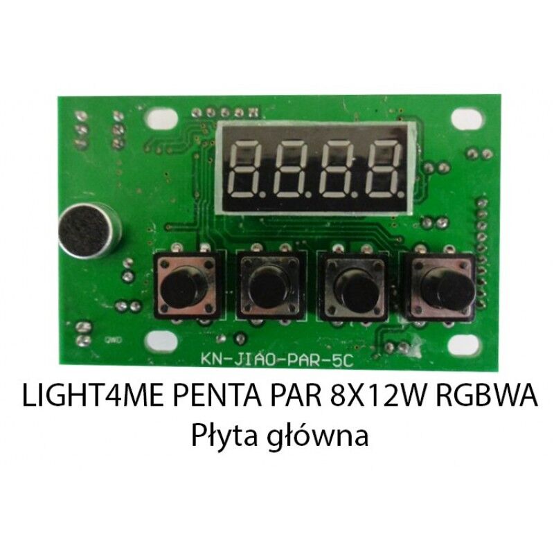 Z. LIGHT4ME PENTA PAR 8x12W RGBWA - PŁYTA GŁÓWNA